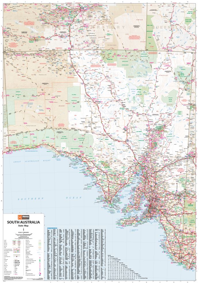 Map Of South Australian Towns Zip Code Map