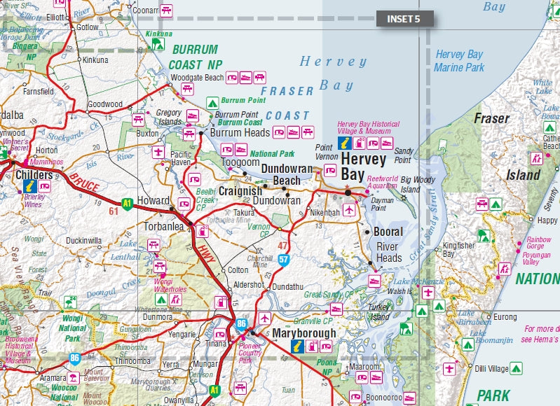 Central Queensland Map