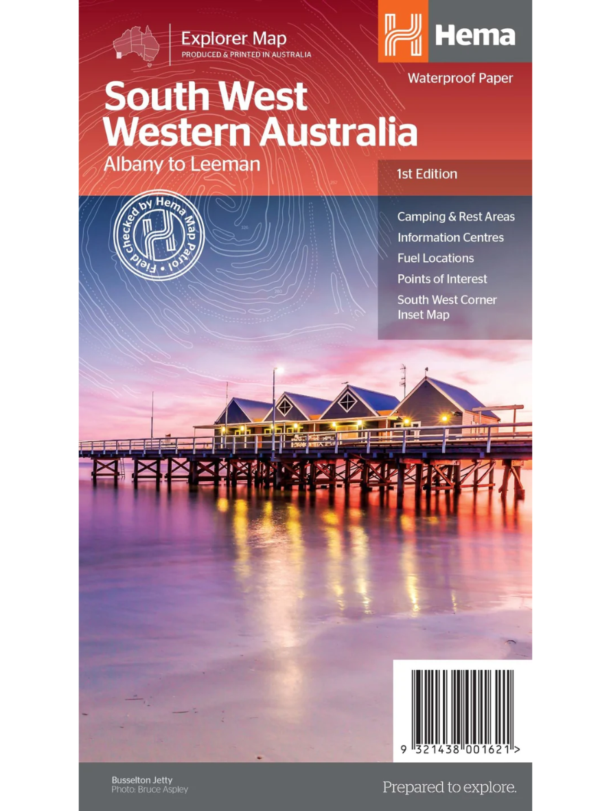 South West Western Australia Map