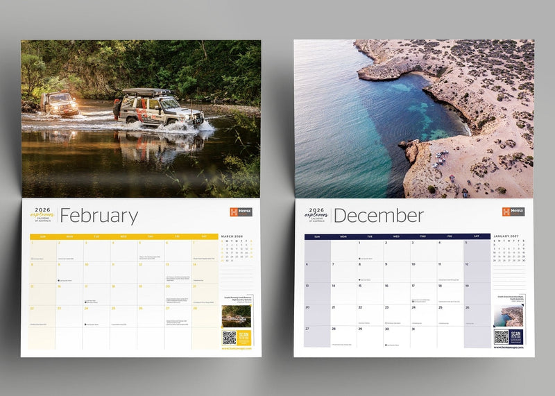 2026 Hema Maps Explorer Calendar - 14. Merchandise & Product Display - Hema Maps Online Shop