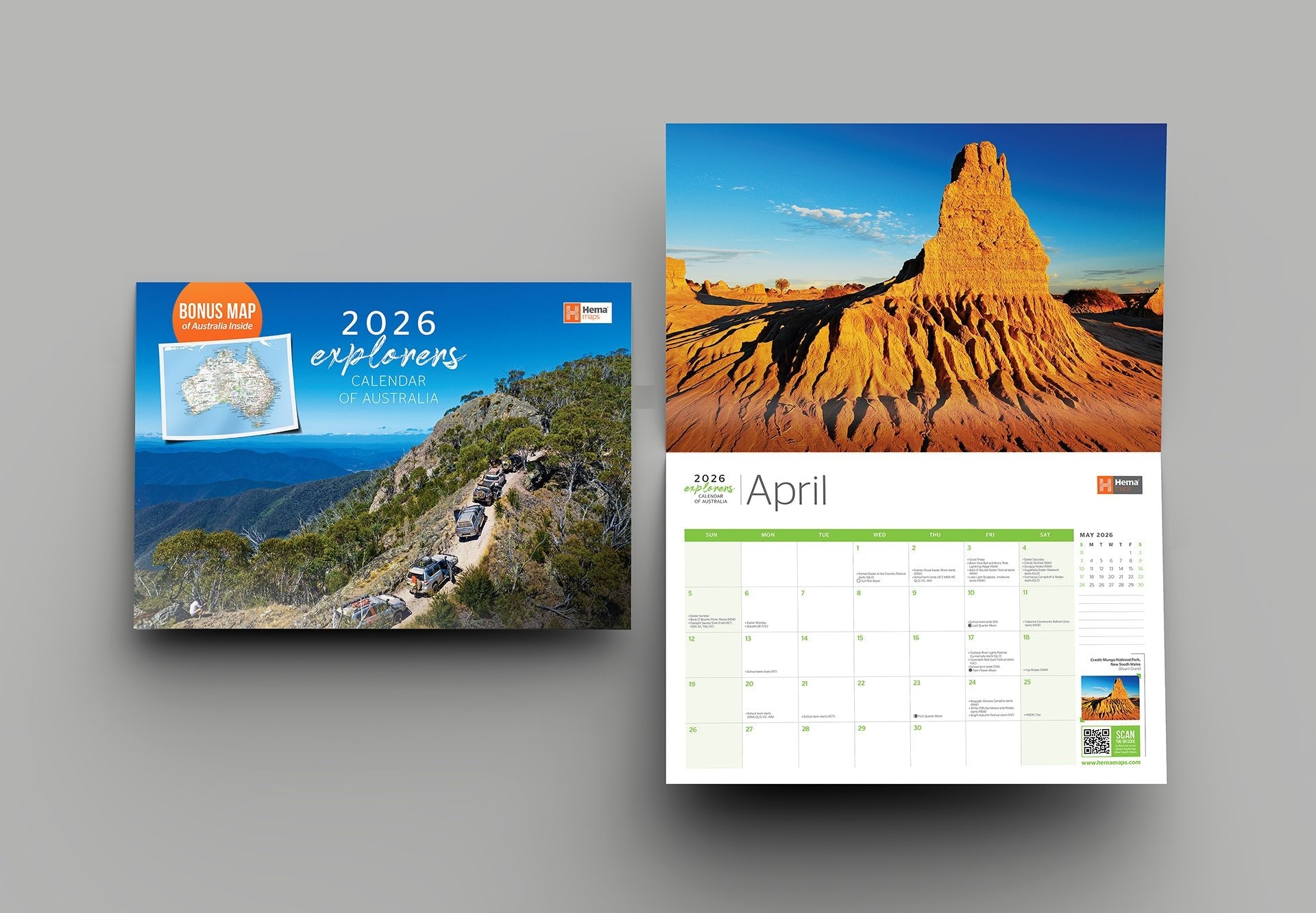 2026 Hema Maps Explorer Calendar - 14. Merchandise & Product Display - Hema Maps Online Shop