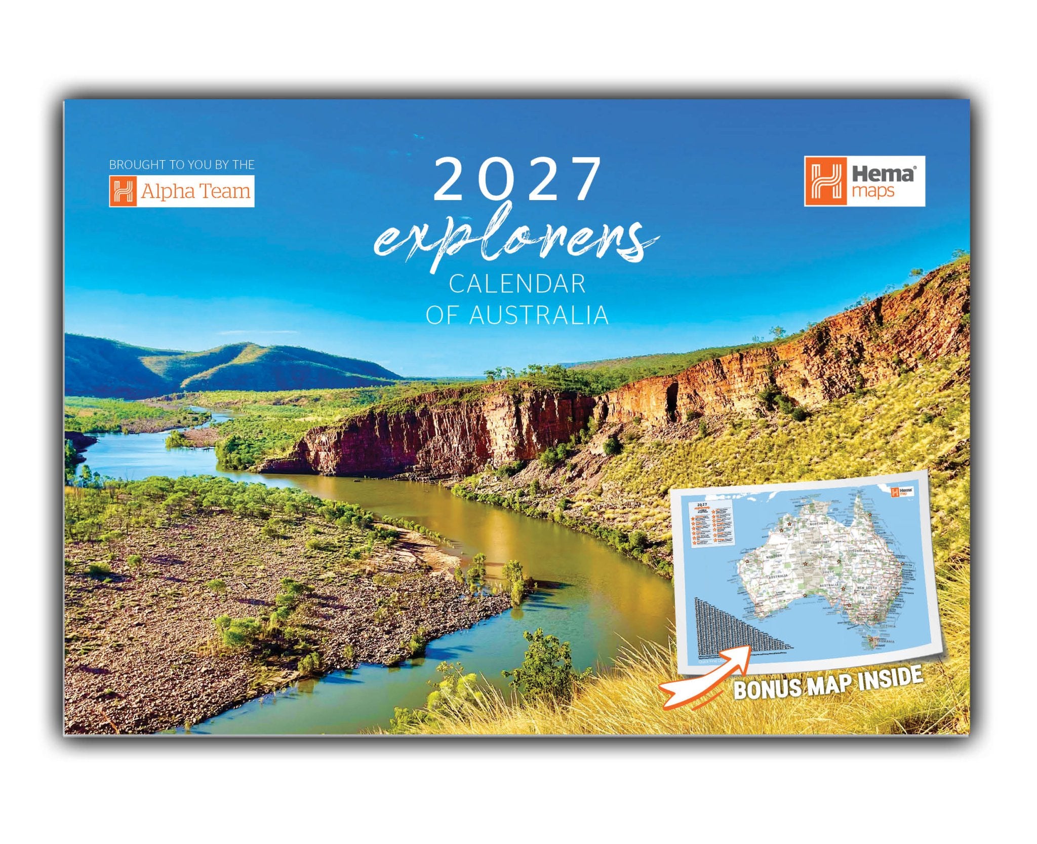2027 Hema Maps Explorers Calendar of Australia - 14. Merchandise & Product Display - Hema Maps