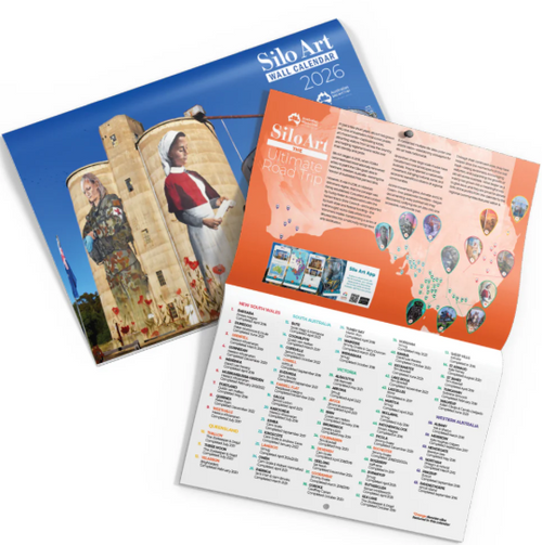 Australian Silo Art Wall Calendar 2026