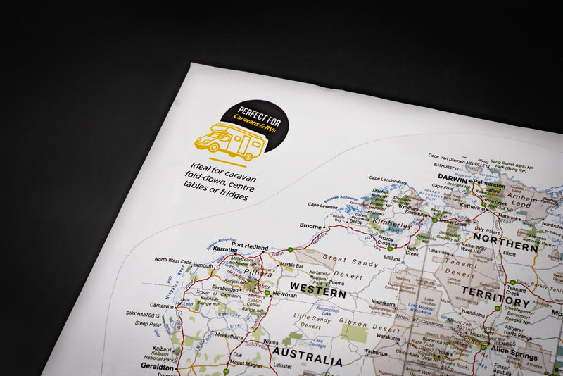 Hema Sticker Map (440mm x 370mm)