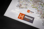 Hema Sticker Map (440mm x 370mm)