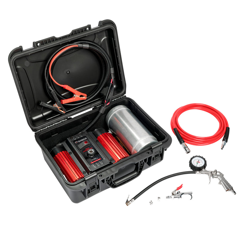 Saber Select Series Twin Air Compressor with Hard Case & Inflation Kit