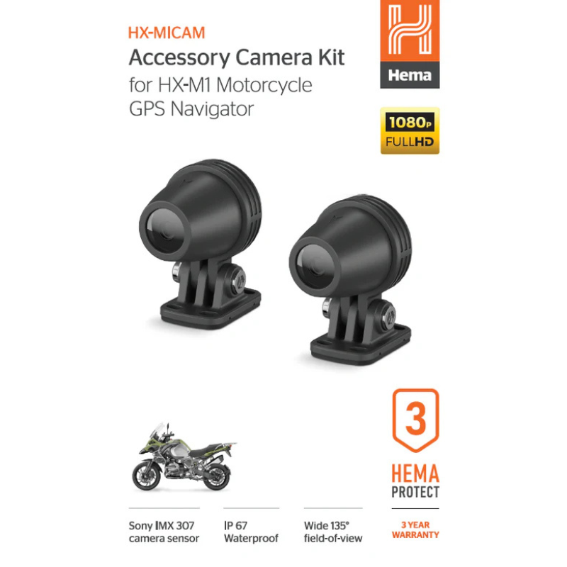 Hema HX-M1 Dual Camera DVR Kit