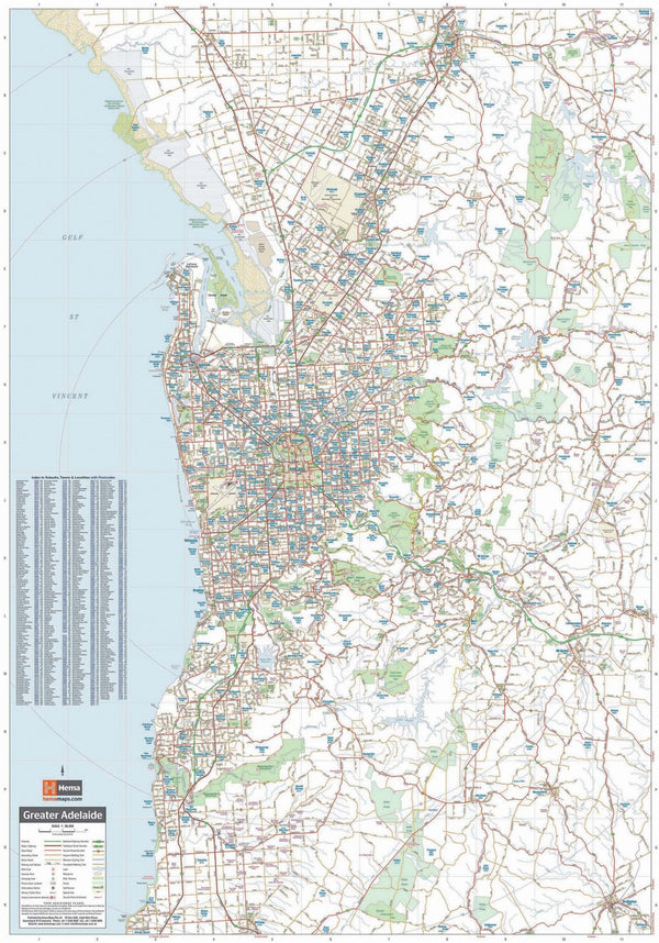 Adelaide and Region Map