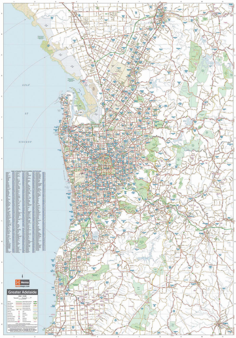 Adelaide and Region Map