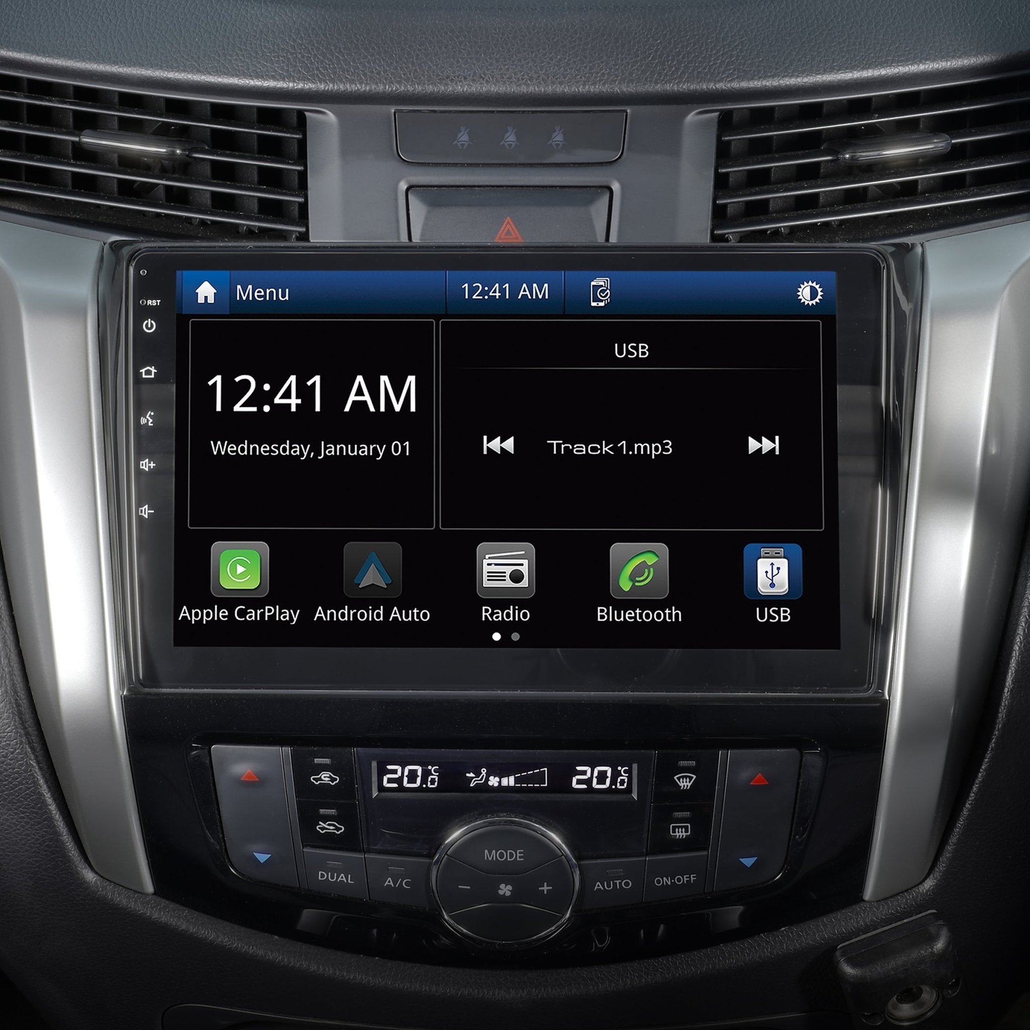 Aerpro Multimedia Receiver - Apple Carplay/Android Auto head unit AMNI3 - NISSAN NAVARA (2018 - 2019) - FACTORY NAVIGATION & 360 CAMERA MODELS - Hema HX - 2 GPS Navigator - Hema Maps Online Shop