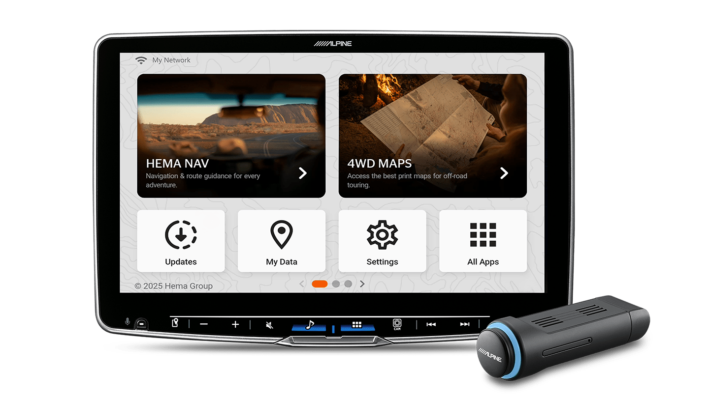 Alpine NaviStick with Built-in Hema Nav - GPS & Accessories - Hema Maps