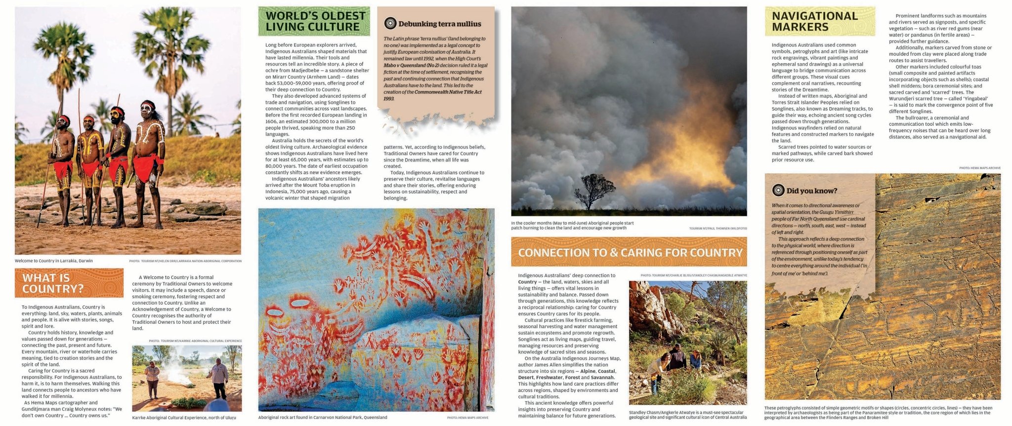 Australia Indigenous Journey's Map - 08. Australia Maps - Hema Maps Online Shop