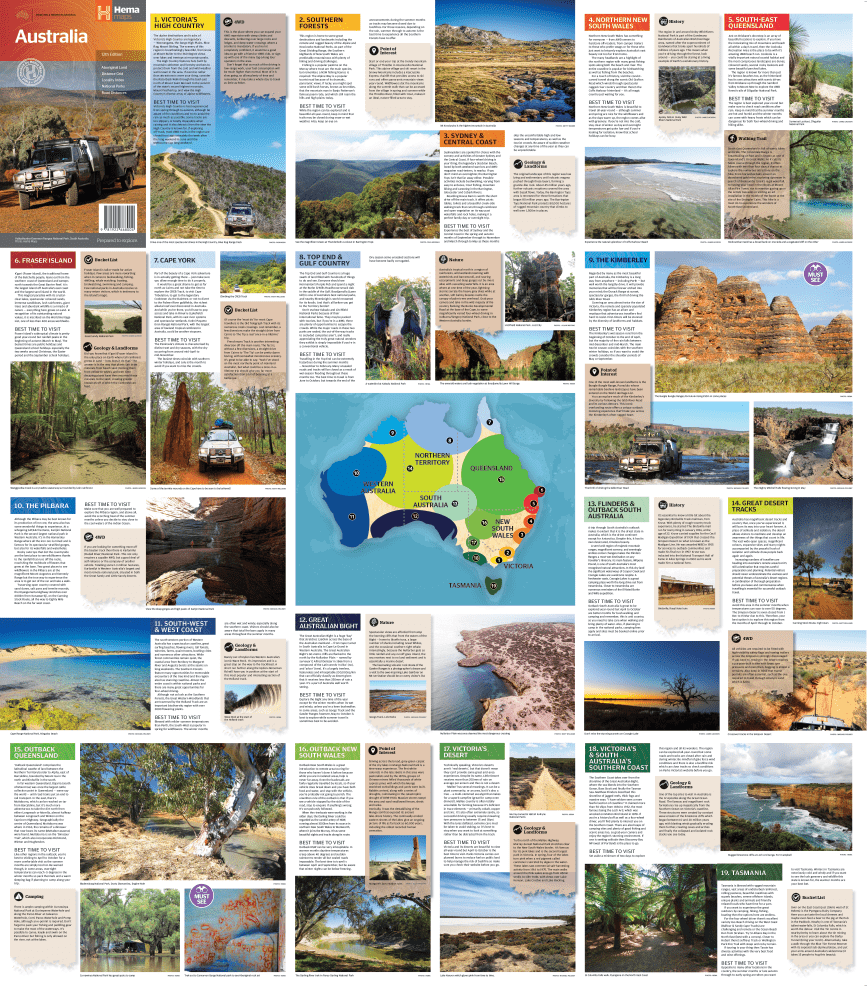 Australia Large Map - 08. Australia Maps - Hema Maps Online Shop