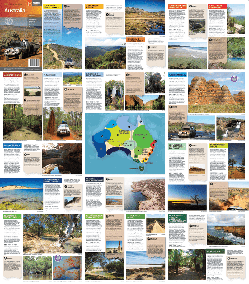 Australia Large Map - 08. Australia Maps - Hema Maps Online Shop