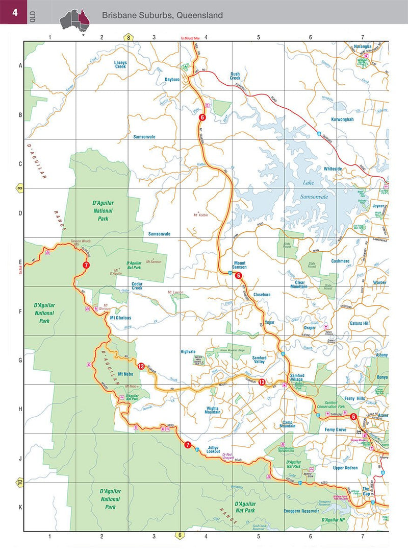 Australia Motorcycle Atlas + 200 Top Rides - 02. Hema Atlas & Guides - Hema Maps Online Shop