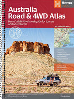 Australia Road & 4WD Atlas (Spiral Bound) - 252 x 345mm - 02. Hema Atlas & Guides - Hema Maps Online Shop