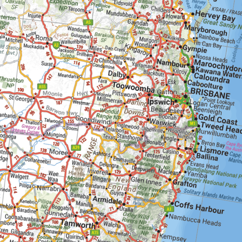 Australia Wall Map - 09. Australian Wall Maps - Hema Maps