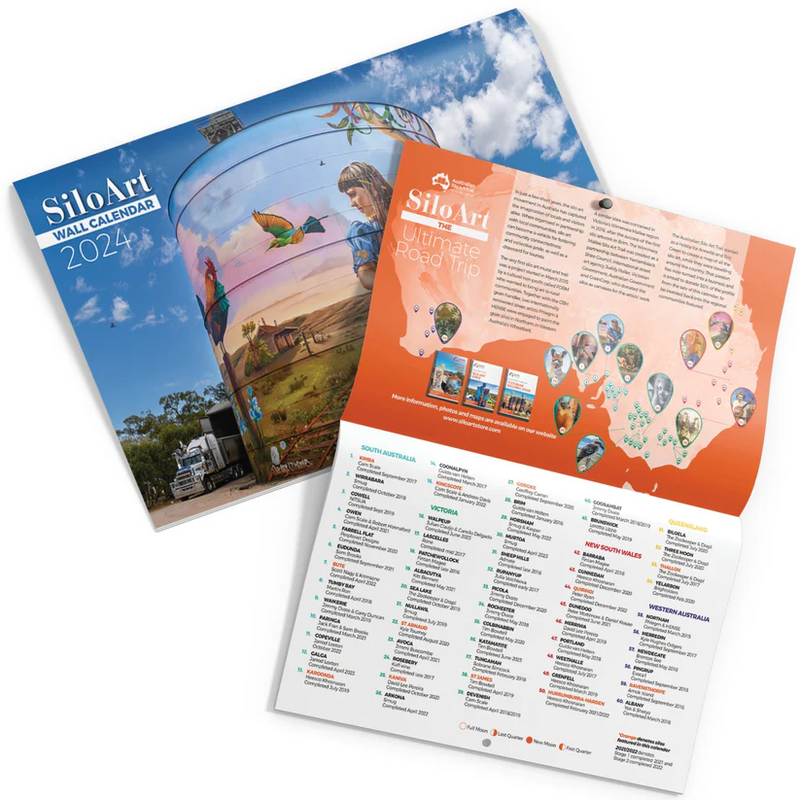 Australian Silo Art Wall Calendar 2024