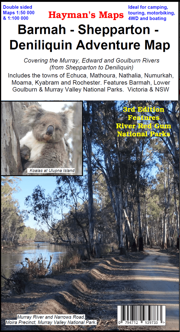 Barmah – Shepparton – Deniliquin Adventure Map - 13. Other Maps - Hema Maps Online Shop