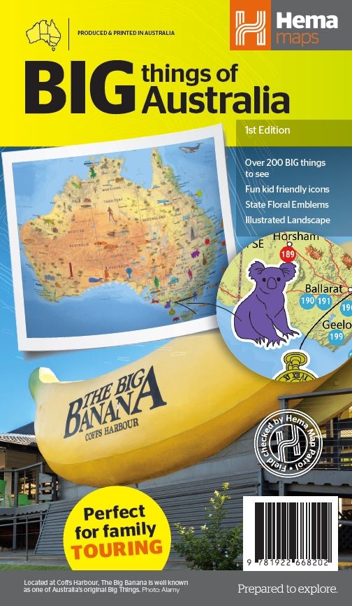 Big things of Australia Map - 08. Australia Maps - Hema Maps Online Shop