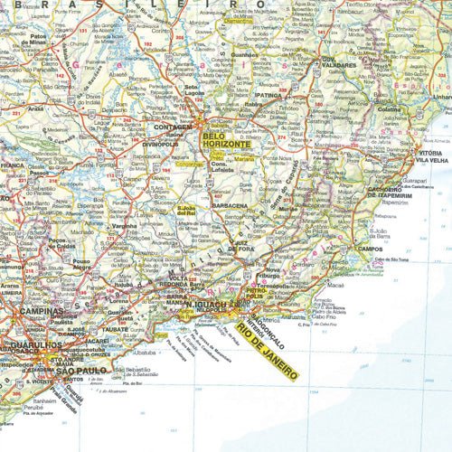 Brazil Deluxe Map - 12. International Maps - Hema Maps Online Shop