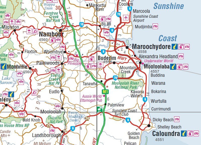 Brisbane & Region Map - 07. City Maps - Hema Maps Online Shop