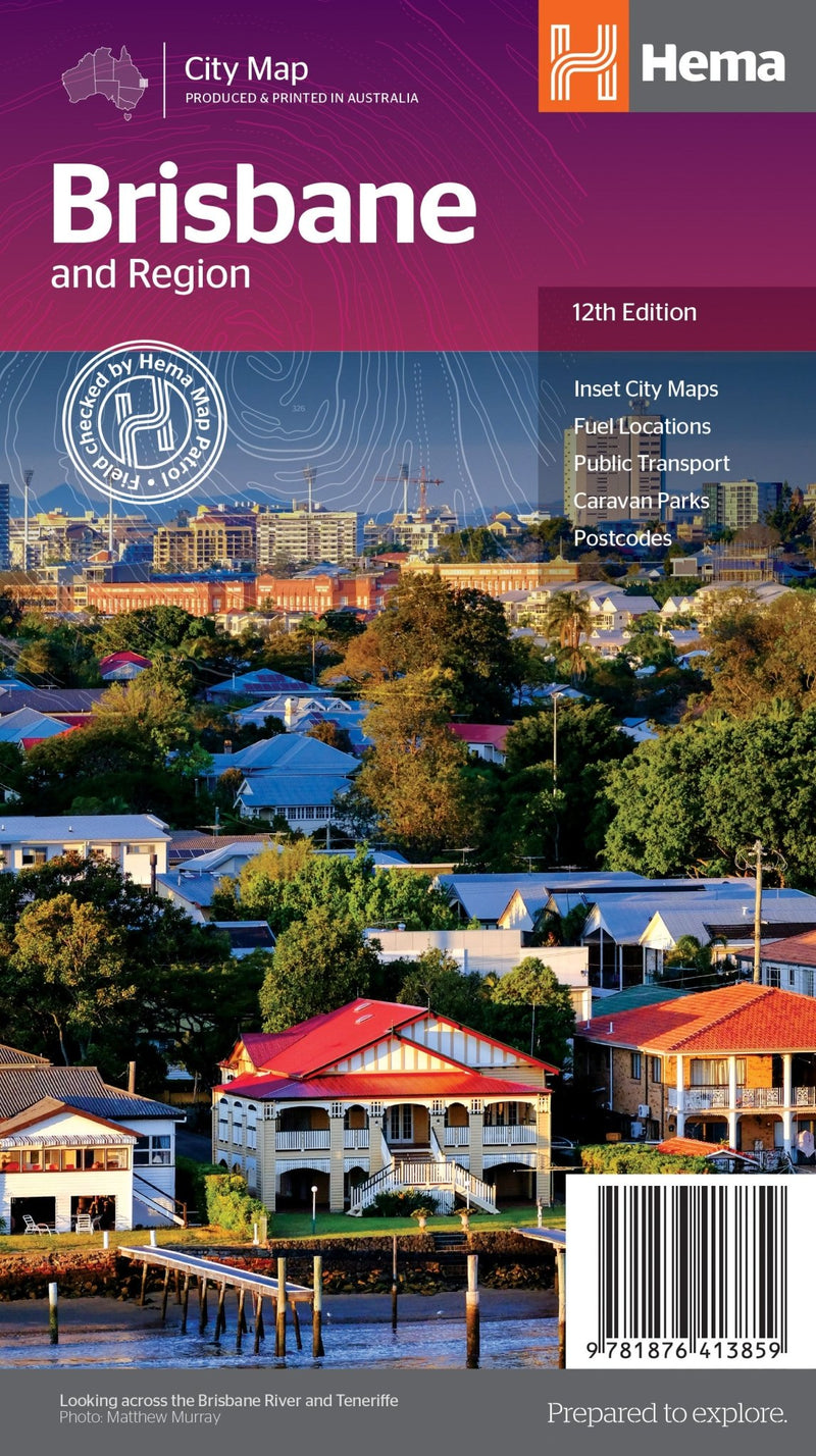 Brisbane & Region Map - 07. City Maps - Hema Maps Online Shop