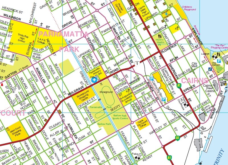 Cairns & Region Map - 07. City Maps - Hema Maps Online Shop