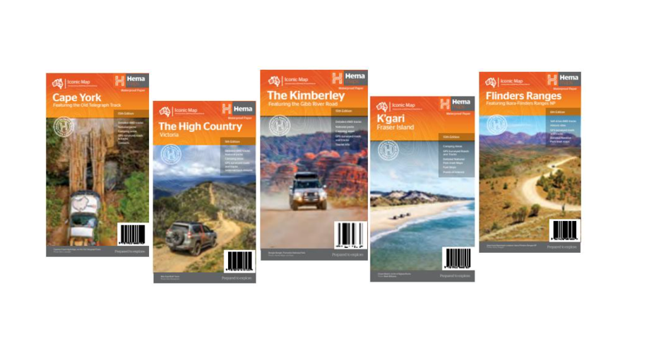 Camps 13 (A4) and Caravan Parks 7 Bundle + FREE MAP - 04. Bundles & Packs - Hema Maps Online Shop