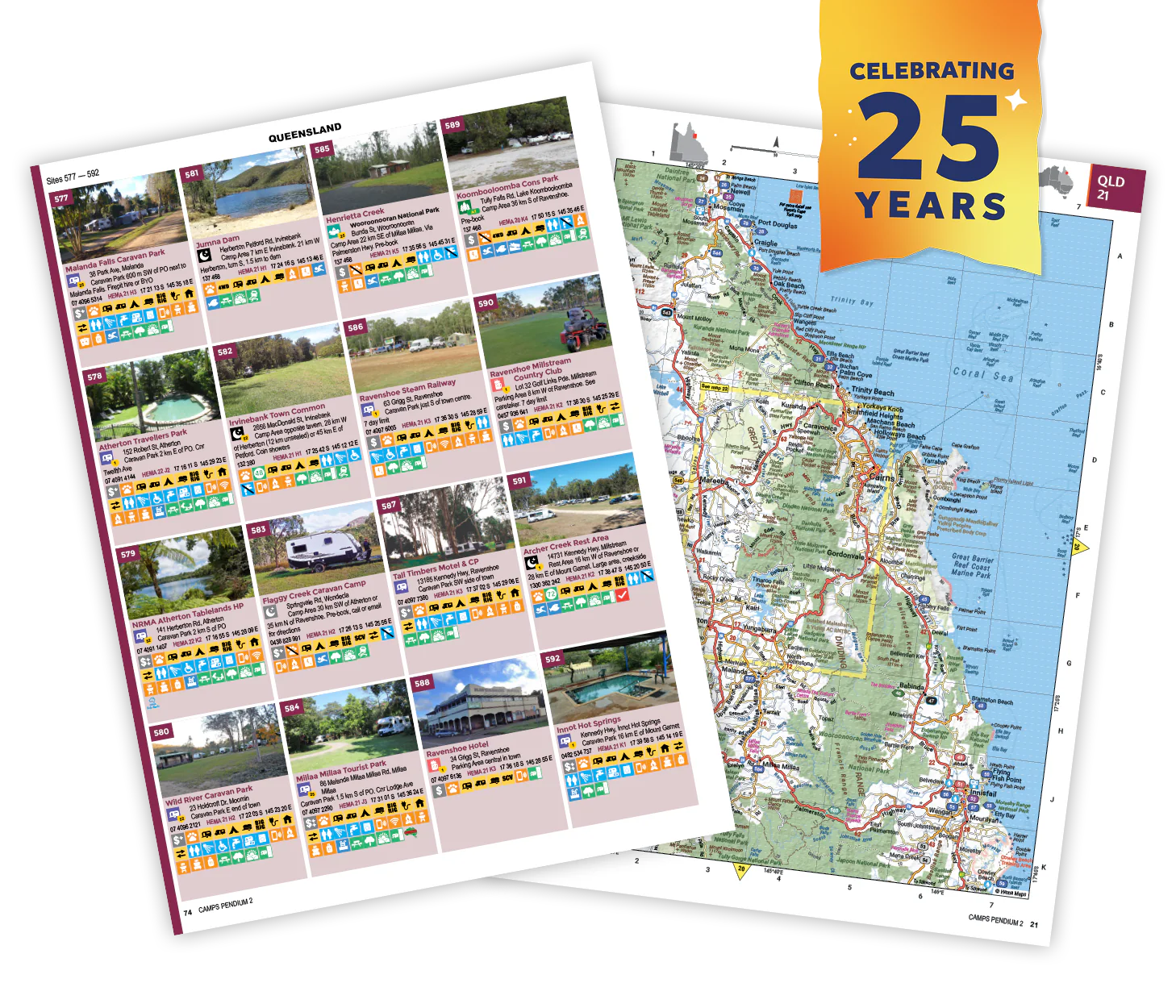 CAMPS Pendium 2: Boxed Set of 7 State Guides - 03. Other Guidebooks - Hema Maps