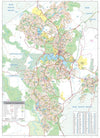 Canberra and Region Wall Map - 09. Australian Wall Maps - Hema Maps Online Shop