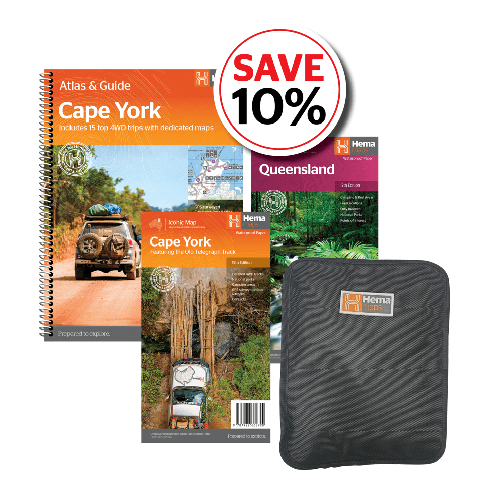 Cape York Adventure Pack - 04. Bundles & Packs - Hema Maps Online Shop