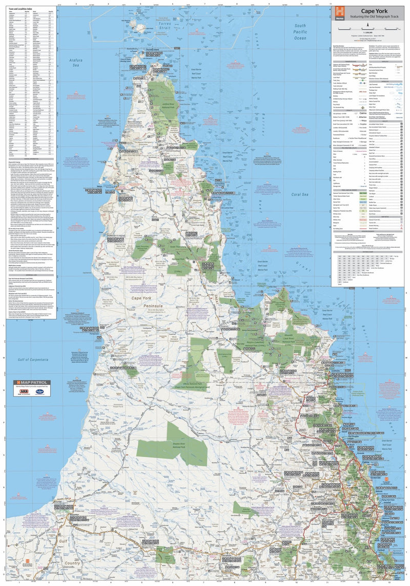 Cape York Wall Map - 09. Australian Wall Maps - Hema Maps Online Shop