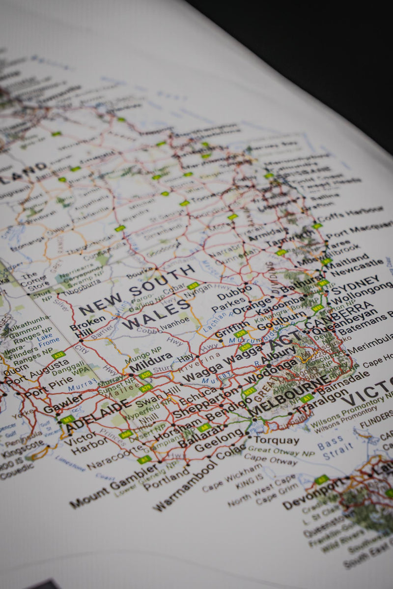 Hema Sticker Map (440mm x 370mm)