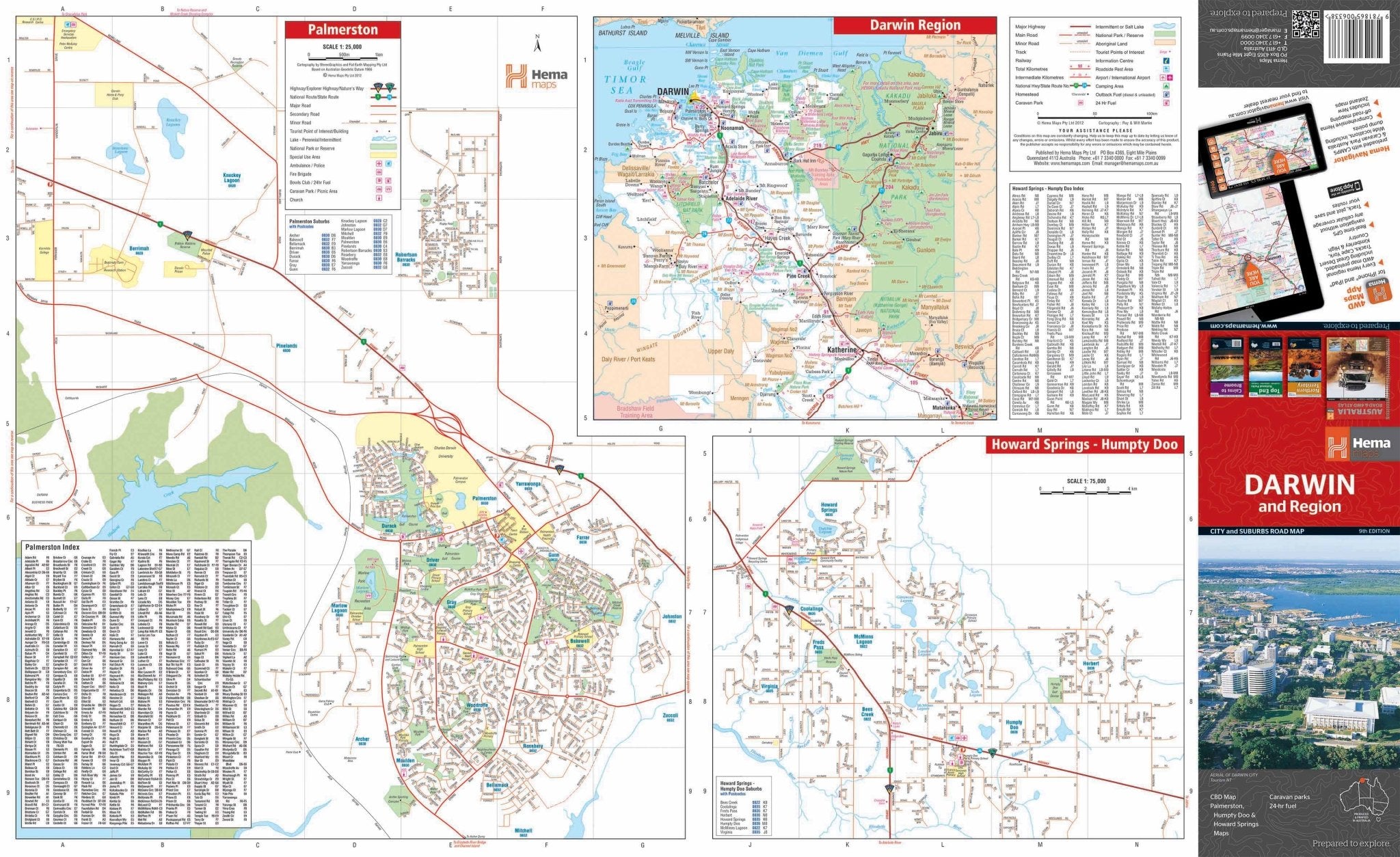 Darwin Rural Map Darwin & Region Map – Hema Maps