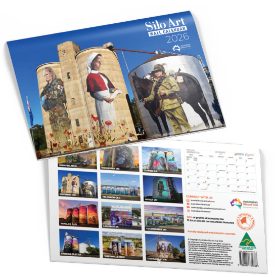 Australian Silo Art Wall Calendar 2026