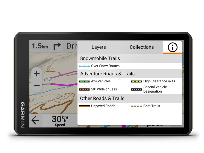 MAPS ON AND OFF-ROAD