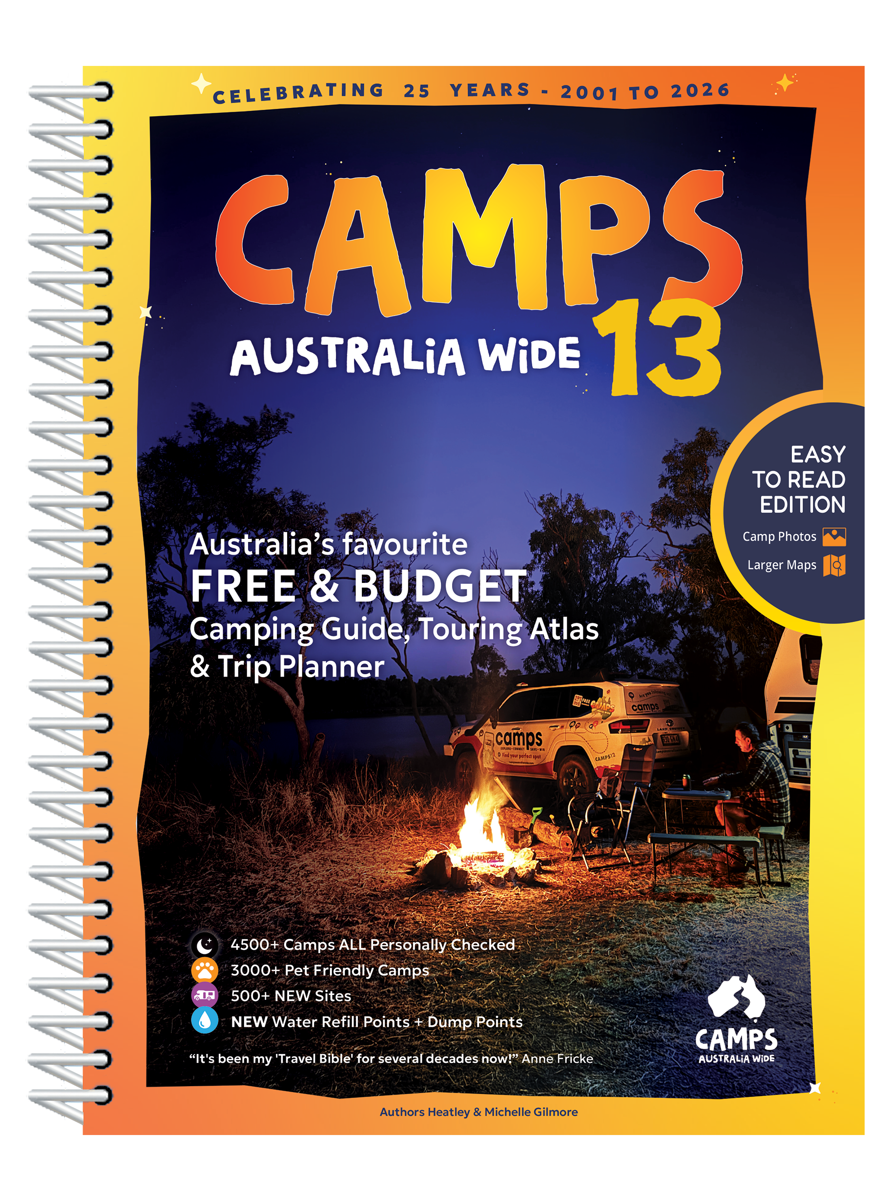 Camps 13 Easy to Read, Campsite photos and larger maps (B4)