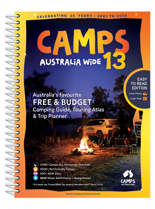 Camps 13 Easy to Read, Campsite photos and larger maps (B4)