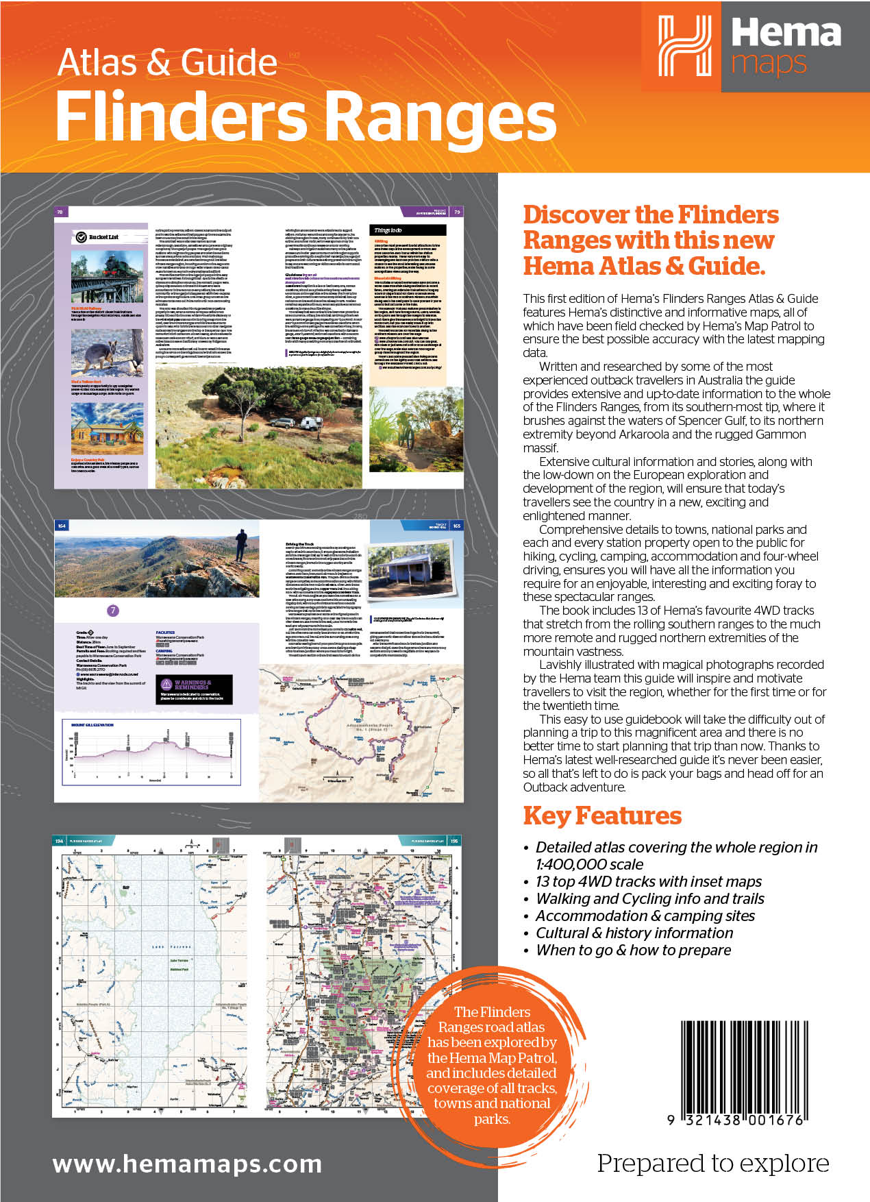 Attractions In Flinders Ranges Map.pdf Flinders Ranges Atlas & Guide – Hema Maps