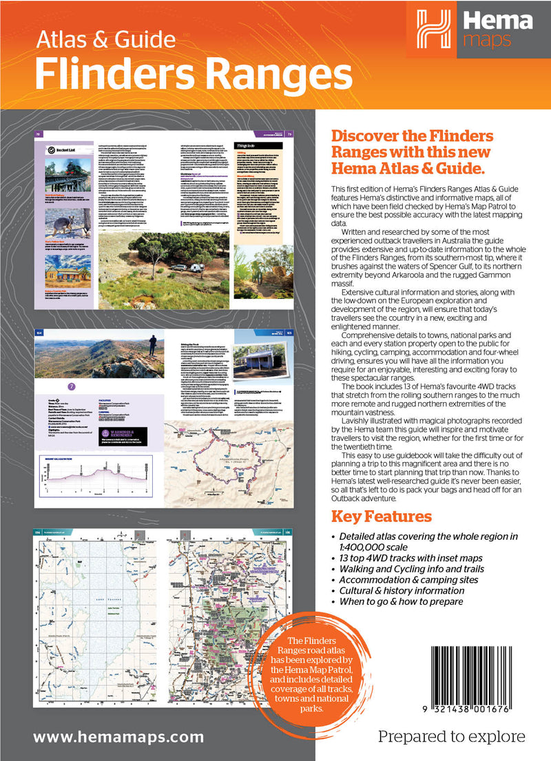 Flinders Ranges Atlas & Guide - 02. Hema Atlas & Guides - Hema Maps Online Shop