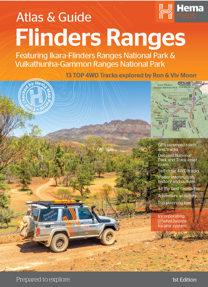 Flinders Ranges Atlas & Guide - 02. Hema Atlas & Guides - Hema Maps Online Shop