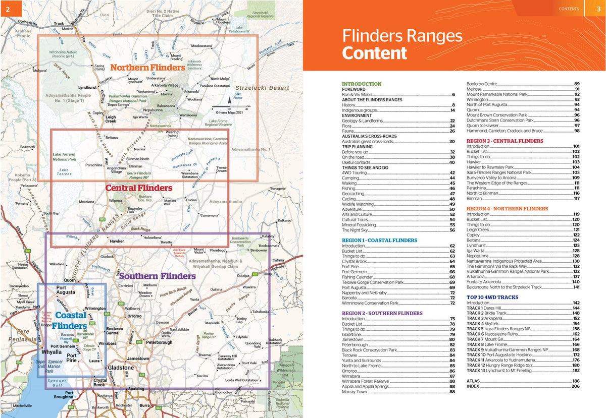 Flinders Ranges Abc Ranges Flinders Ranges Atlas & Guide