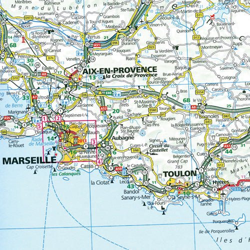 France Hallwag Map - 12. International Maps - Hema Maps Online Shop