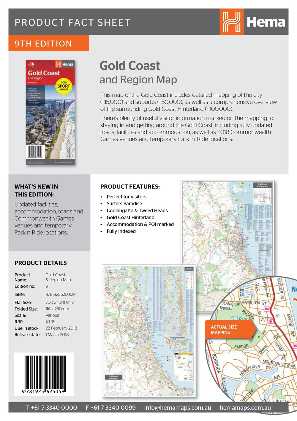 Gold Coast & Region Map