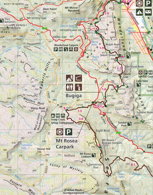 Grampians Peak Trail Central Map - 13. Other Maps - Hema Maps Online Shop