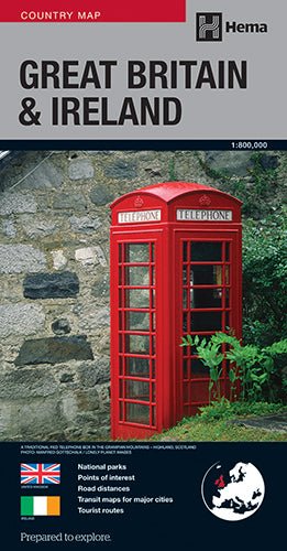 Great Britain & Ireland Deluxe - 12. International Maps - Hema Maps Online Shop