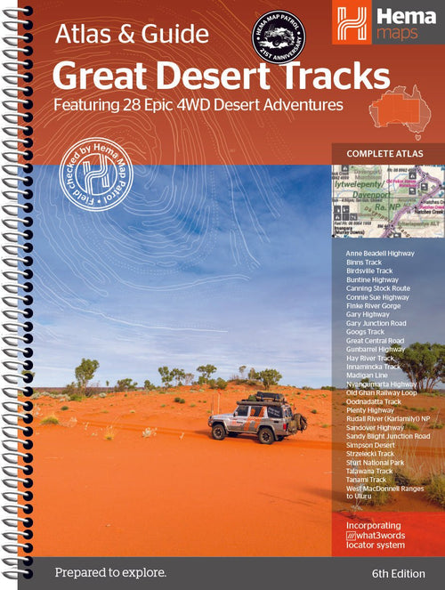 Great Desert Tracks Atlas & Guide - 02. Hema Atlas & Guides - Hema Maps Online Shop