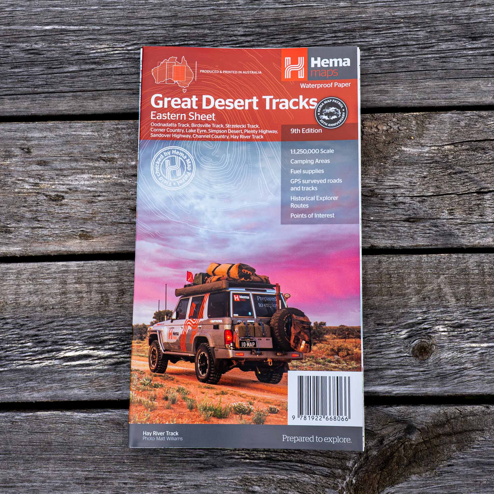 Great Desert Tracks Eastern Sheet - 05. Regional Maps - Hema Maps