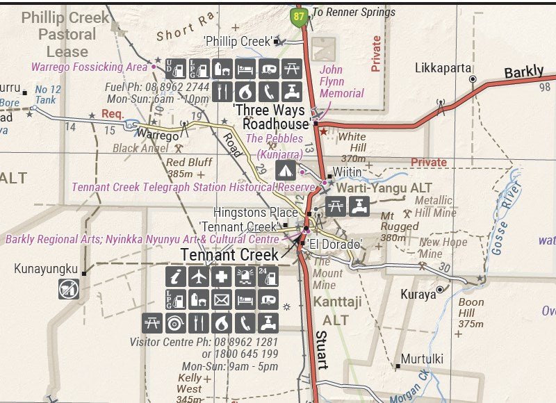 Great Desert Tracks Eastern Sheet - 05. Regional Maps - Hema Maps Online Shop